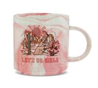 Hippowarehouse Let's go Girls Printed Mug Various Colour Options Ceramic Cup Kitchenware 11oz