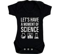 Hippowarehouse Let's have a moment of science baby vest bodysuit (short sleeve) boys girls