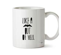 Hippowarehouse Like a bat Out of Hell Printed Mug Cup Ceramic 10oz