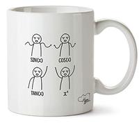Hippowarehouse Line Dance Math Printed Mug Cup Ceramic 10oz