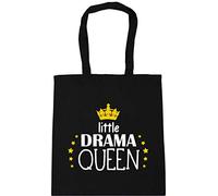 Hippowarehouse Little Drama Queen Tote Shopping Gym Beach Bag 42cm x38cm, 10 litres