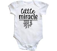 Hippowarehouse Little miracle baby baby vest bodysuit (short sleeve) boys girls