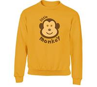Hippowarehouse Little Monkey Kids Children's Unisex Jumper Sweatshirt Pullover Sunflower