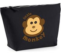 Hippowarehouse Little Monkey printed make up cosmetic wash bag 18x19x9cm