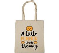 Hippowarehouse Little Pumpkin on the way Tote Shopping Gym Beach Bag 42cm x38cm, 10 litres