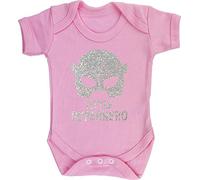 Hippowarehouse Little superhero - Glitter baby vest bodysuit (short sleeve) boys girls