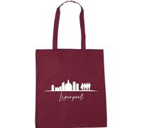 Hippowarehouse Liverpool Tote Shopping Gym Beach Bag 42cm x38cm, 10 litres