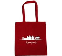Hippowarehouse Liverpool Tote Shopping Gym Beach Bag 42cm x38cm, 10 litres