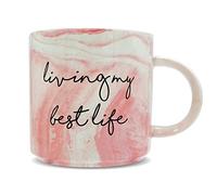 Hippowarehouse Living My Best Life Printed Mug Various Colour Options Ceramic Cup Kitchenware 11oz