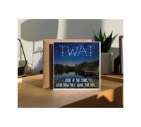 Hippowarehouse Look at the stars mug design Personalised Card. 15cm x 15cm with envelope for him for her Funny Cards for Men and Women Blank inside option