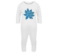 Hippowarehouse Lotus flower - Glitter Baby Romper all in one piece unisex