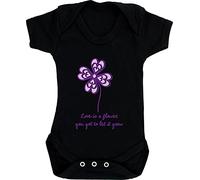 Hippowarehouse Love is a flower you got to let it grow baby vest bodysuit (short sleeve) boys girls