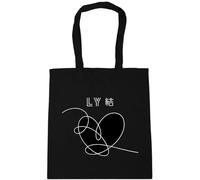 Hippowarehouse Love yourself answer Tote Shopping Gym Beach Bag 42cm x38cm, 10 litres