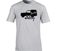 Hippowarehouse Lovely Jubbly Unisex Short Sleeve t-Shirt (Specific Size Guide in Description) Grey