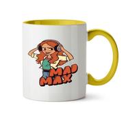 Hippowarehouse Mad max Running up That Hill Headphones Printed Mug Various Colour Options Ceramic Cup Kitchenware 11oz