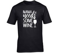 Hippowarehouse Mama Needs Some Wine Unisex Short Sleeve t-Shirt (Specific Size Guide in Description)
