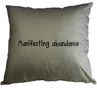 Hippowarehouse Manifesting abundance Printed Accessory Cushion Cover Optional Infill 41x41cm