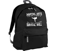 HippoWarehouse Martial Arts is Not a Hobby It's a Post Apocalyptic Survival Skill Backpack ruck Sack Dimensions: 31 x 42 x 21 cm Capacity: 18 litres