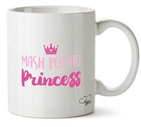 Hippowarehouse Mash Potato Princess Printed Mug Cup Ceramic 10oz
