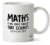 Hippowarehouse Maths is The only Subject That Counts Printed Mug Cup Ceramic 10oz
