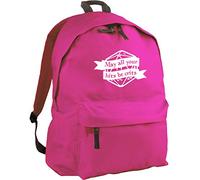 HippoWarehouse May All Your Hits be crits Backpack ruck Sack Dimensions: 31 x 42 x 21 cm Capacity: 18 litres