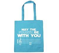Hippowarehouse May the Fourth Be With You Tote Shopping Gym Beach Bag 42cm x38cm, 10 litres