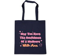 Hippowarehouse May you have confidence of a mediocre white man Tote Shopping Gym Beach Bag 42cm x38cm,10 litres