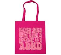 Hippowarehouse Maybe she's born with it, maybe it's… Tote Shopping Gym Beach Bag 42cm x38cm, 10 litres
