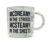 Hippowarehouse McDreamy in The Streets McSteamy in The Sheets Printed Mug Various Colour Options Ceramic Cup Kitchenware 11oz
