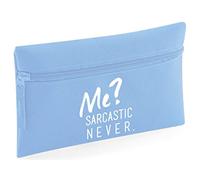 HippoWarehouse Me? Sarcastic NeverPrinted Pencil Case Desk Organiser College School University 21x14cm 0.5 litres