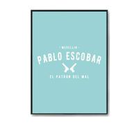 Hippowarehouse Medellin Pablo Escobar el patron del mal Printed Poster A1 Wall Art Design Classroom Room Gym Office DÃƒ©cor