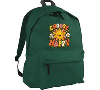 Hippowarehouse Mental Health Awareness Day Choose Happy Cute Sunshine Positivity Message backpack ruck sack Dimensions: 31 x 42 x 21 cm Capacity: 18 litres