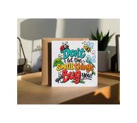 Hippowarehouse Mental Health Awareness Day Dont Let the Small Things Bug You Personalised Card. 15cm x 15cm with envelope for him for her Funny Cards for Men and Women Blank inside option