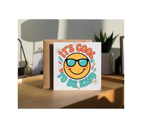 Hippowarehouse Mental Health Awareness Day Its Cool To Be Kind Motivational Message Personalised Card. 15cm x 15cm with envelope for him for her Funny Cards for Men and Women Blank inside option