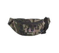 Hippowarehouse Merry Christmas Cute Polar Bear Hiding Behind Pine Trees Waist Pack Bum Bag Festival Accessory 38x14x8cm 2.5 litres