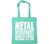Hippowarehouse Metal Detectorist: Making My Fortune One Penny at a Time Detecting Tote Shopping Gym Beach Bag 42cm x38cm, 10 litres