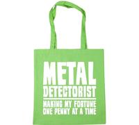 Hippowarehouse Metal Detectorist: Making My Fortune One Penny at a Time Detecting Tote Shopping Gym Beach Bag 42cm x38cm, 10 litres