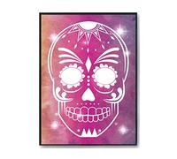 Hippowarehouse Mexican day of the dead skull illustration 2 Printed Poster A4 Wall Art Design Classroom Room Gym Office DÃƒ©cor