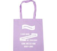 Hippowarehouse Mmmmm I look good. I mean really good. Hey everyone! Come and see how good I look! Tote Shopping Gym Beach Bag 42cm x38cm, 10 litres