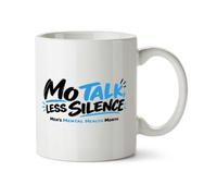 Hippowarehouse Mo Talk, Less Silence Printed Mug Various Colour Options Ceramic Cup Kitchenware 11oz