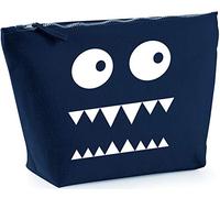 Hippowarehouse monster face printed make up cosmetic wash bag 18x19x9cm
