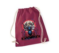 Hippowarehouse Moonlight Spider New York City Skyline Vigilante Comic Art Graphic Drawstring Cotton School Gym Bag 37cm x 46cm, 12 litres