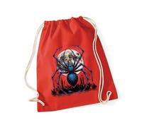 Hippowarehouse Moonlight Spider New York City Skyline Vigilante Comic Art Graphic Drawstring Cotton School Gym Bag 37cm x 46cm, 12 litres