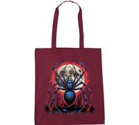 Hippowarehouse Moonlight Spider New York City Skyline Vigilante Comic Art Graphic Tote Shopping Gym Beach Bag 42cm x38cm, 10 litres