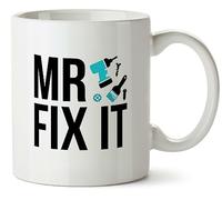Hippowarehouse Mr fix it Printed Mug Various Colour Options Ceramic Cup Kitchenware 10oz