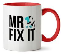 Hippowarehouse Mr fix it Printed Mug Various Colour Options Ceramic Cup Kitchenware 11oz