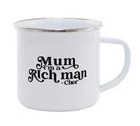 Hippowarehouse Mum, I am a Rich Man - Cher Printed Mug Various Colour Options Ceramic Cup Kitchenware 11oz