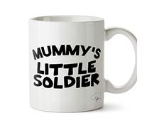 Hippowarehouse Mummy's Little Soldier Printed Mug Cup Ceramic 10oz