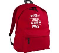 Hippowarehouse My Child Has Paws for Dog and Cat Pet Owner backpack ruck sack Dimensions: 31 x 42 x 21 cm Capacity: 18 litres
