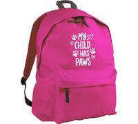 Hippowarehouse My Child Has Paws for Dog and Cat Pet Owner backpack ruck sack Dimensions: 31 x 42 x 21 cm Capacity: 18 litres